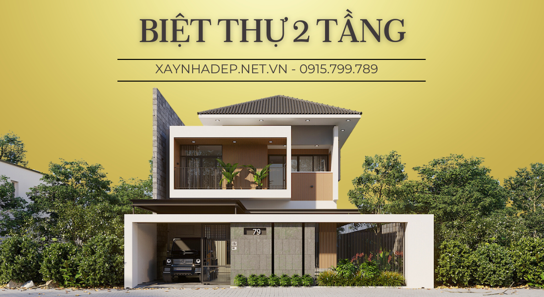 biệt thự 2 tầng