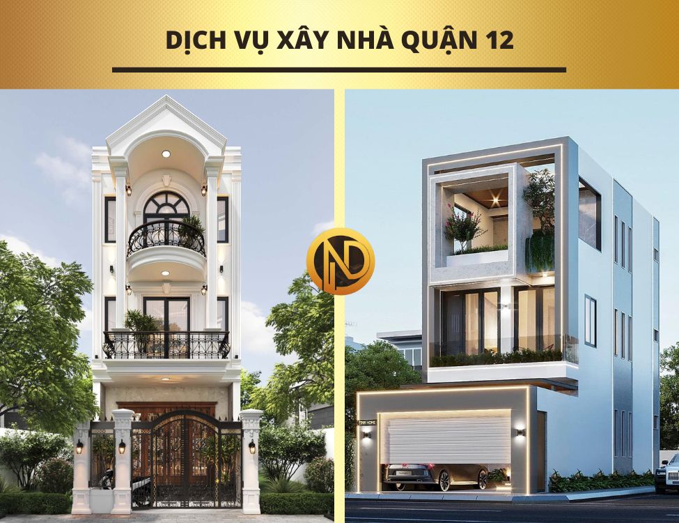 Dịch vụ xây nhà quận 12