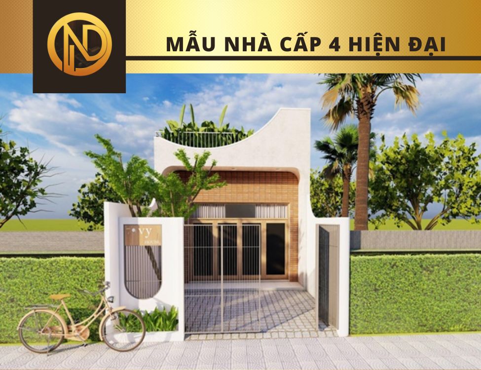 mẫu nhà cấp 4 hiện đại