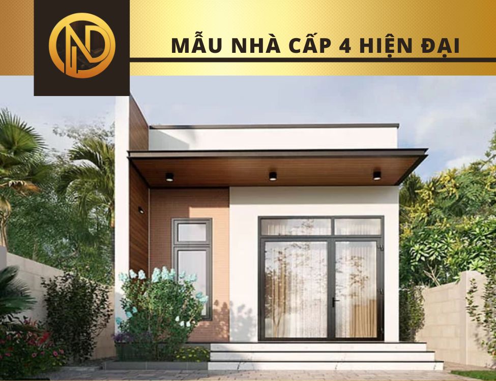 mẫu nhà cấp 4 hiện đại