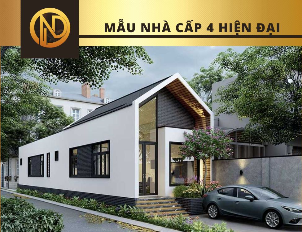 mẫu nhà cấp 4 hiện đại