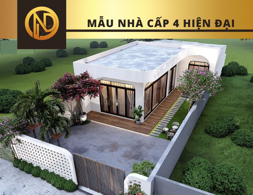 mẫu nhà cấp 4 hiện đại