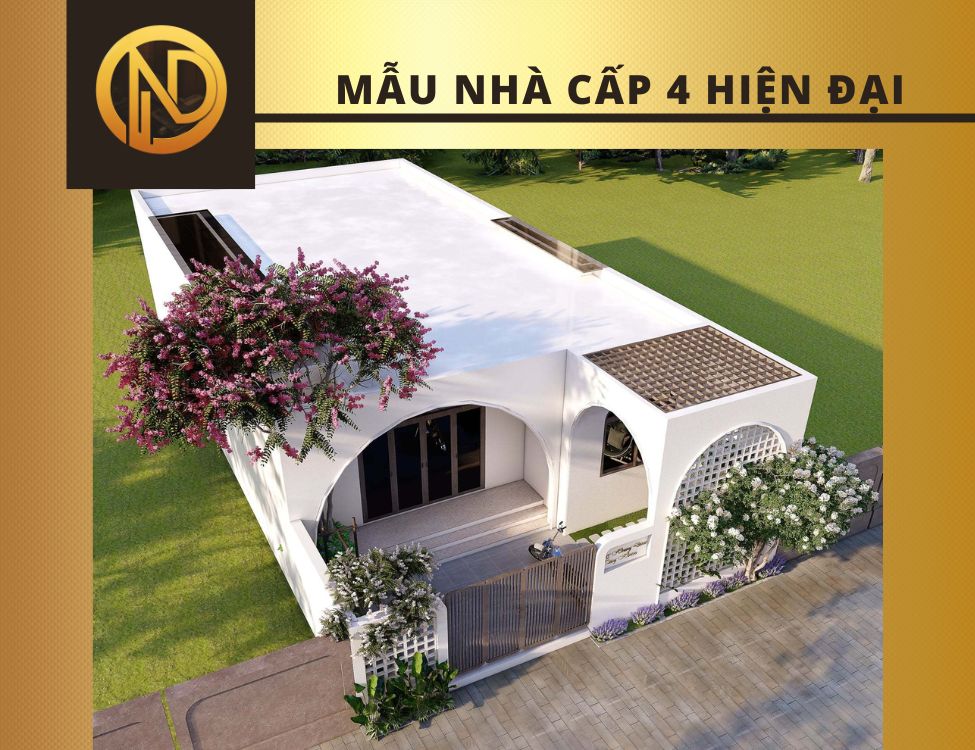 mẫu nhà cấp 4 hiện đại