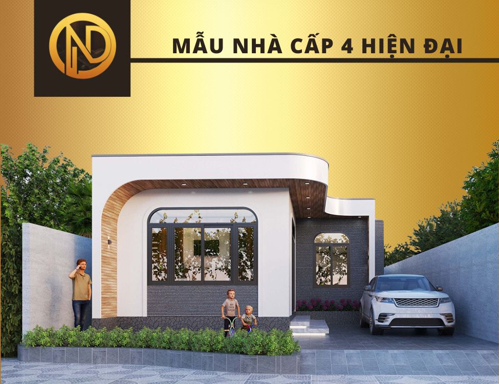 Mẫu nhà cấp 4 hiện đại