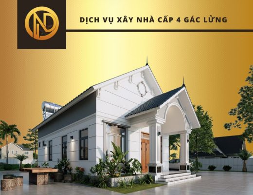 xây nhà cấp 4 gác lửng