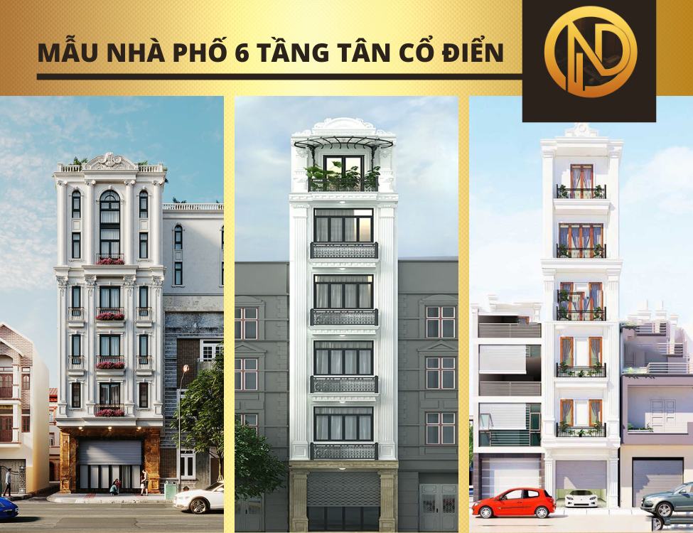 xây nhà phố 6 tầng