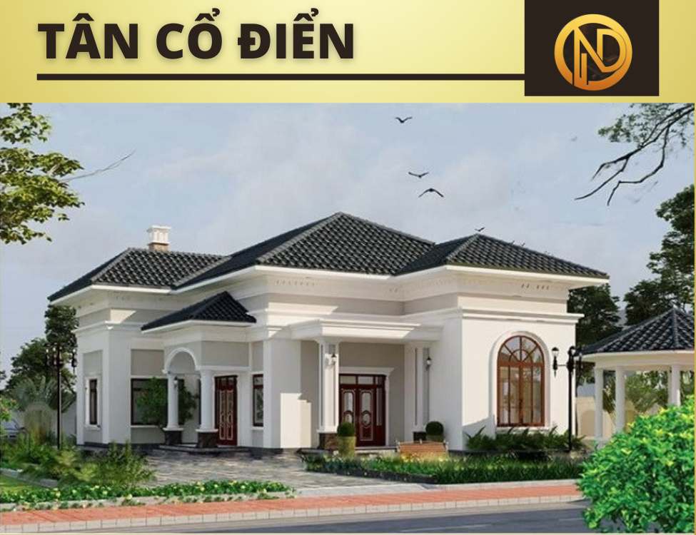 mái nhật tân cổ điển sang trọng