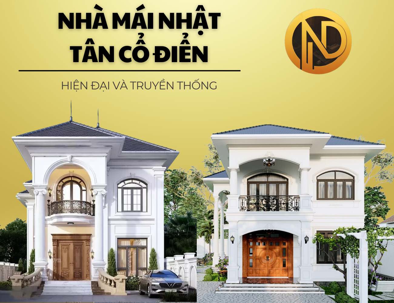 Nhà mái Nhật tân cổ điển