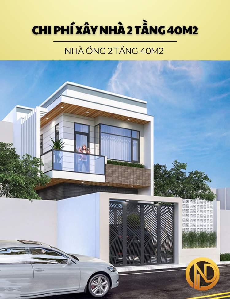 Nhà ống 2 tầng 40m2  