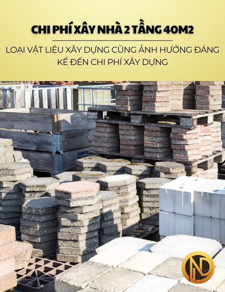 Chi phí xây nhà 2 tầng 60m2