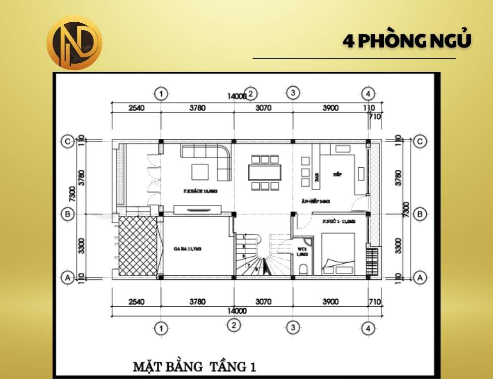 4 phòng ngủ