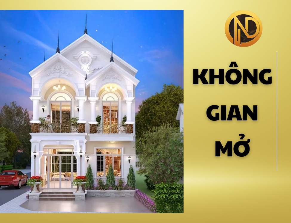 thiết kế không gian mở