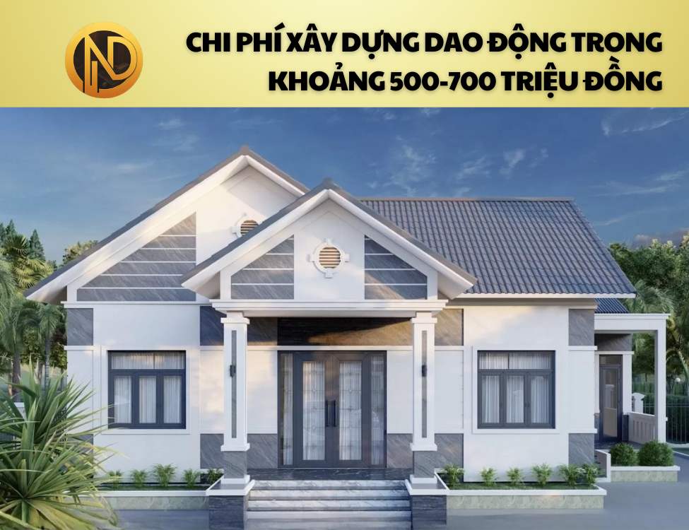 Xây nhà cấp 4 mái thái 100m2 giá bao nhiêu ?