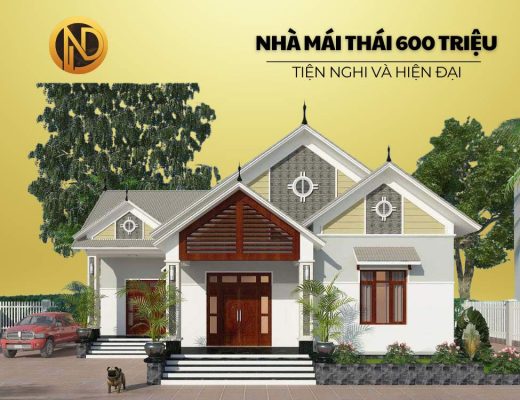 Lợi ích của việc xây nhà mái Thái 600 triệu cho gia chủ