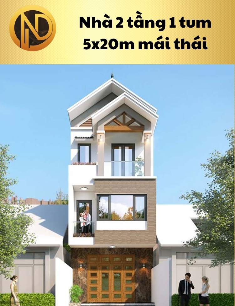 chi phí xây nhà 2 tầng 1 tum 100m2