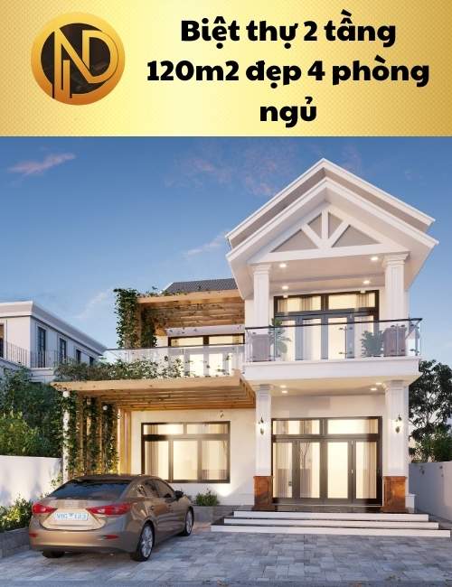 chi phí xây nhà 2 tầng 120m2