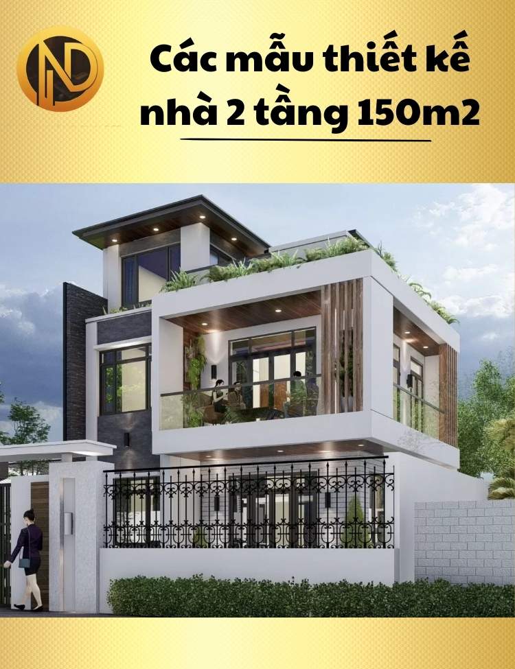 chi phí xây nhà 2 tầng 150m2