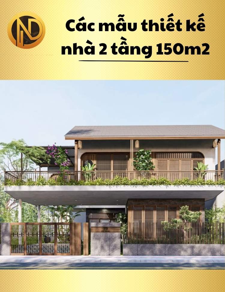 chi phí xây nhà 2 tầng 150m2