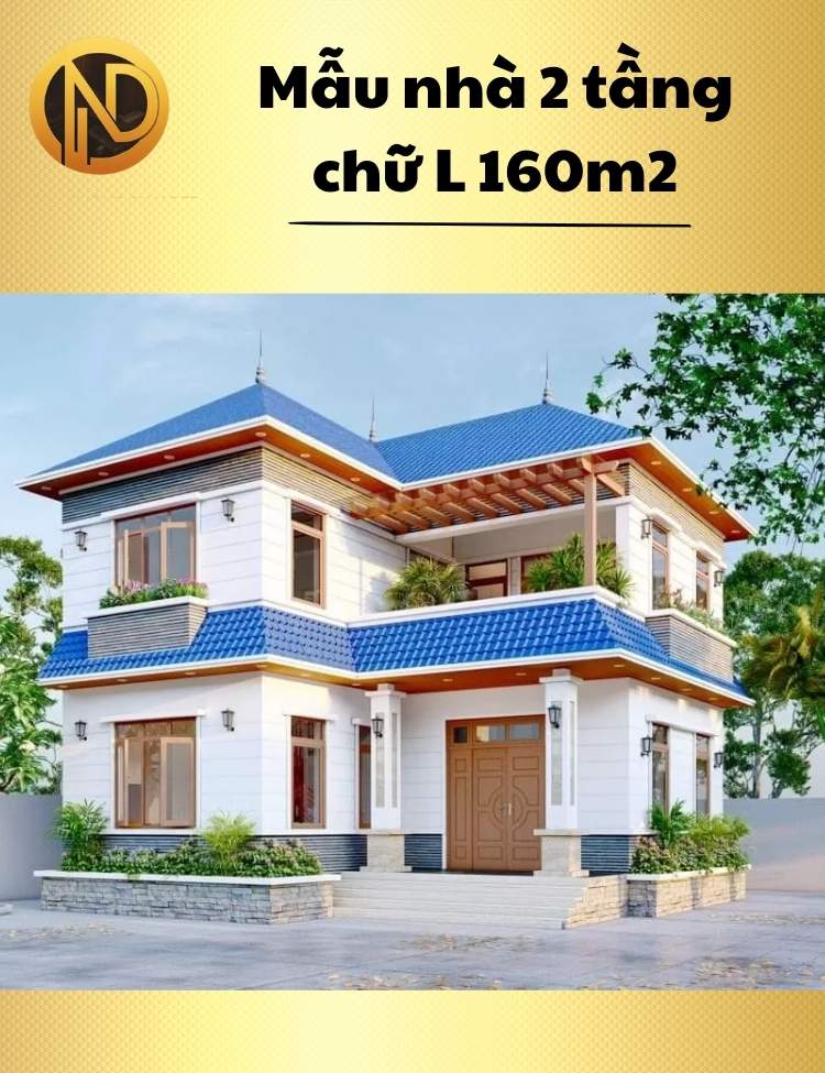 chi phí xây nhà 2 tầng 160m2