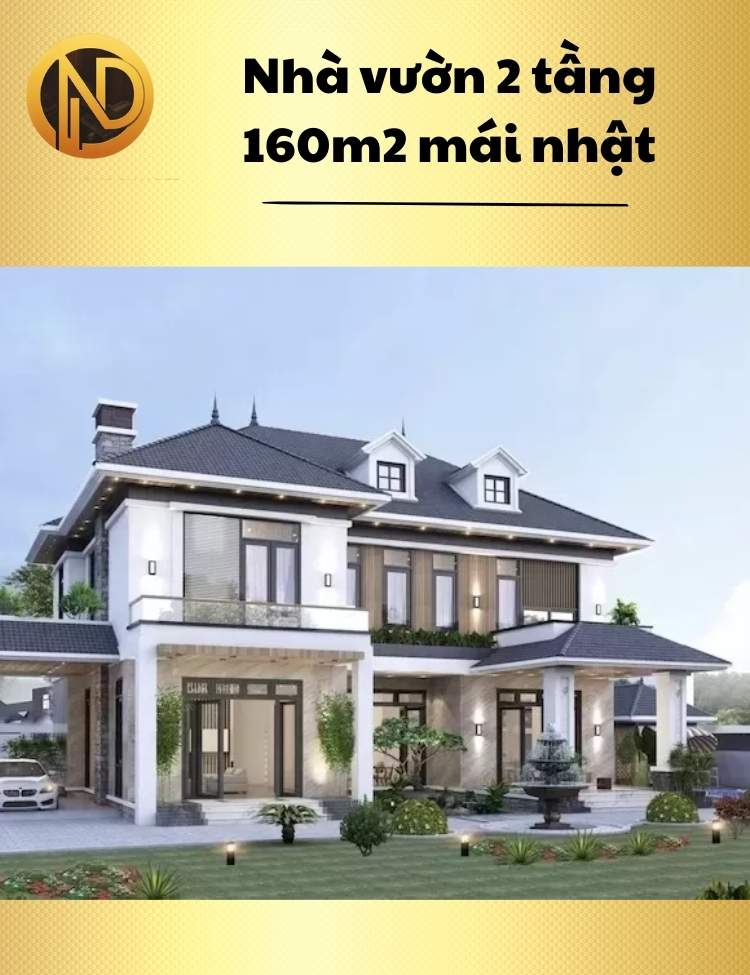 chi phí xây nhà 2 tầng 160m2