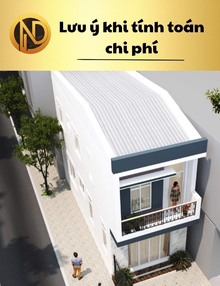 chi phí xây nhà 2 tầng 30m2