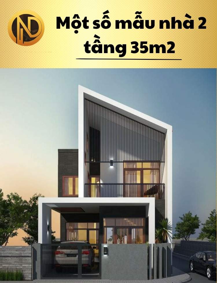 chi phí xây nhà 2 tầng 35m2