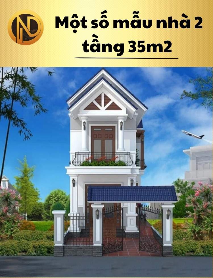 chi phí xây nhà 2 tầng 35m2