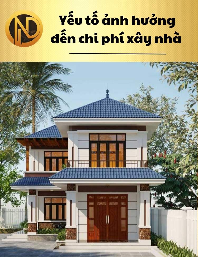 chi phí xây nhà 2 tầng chữ l