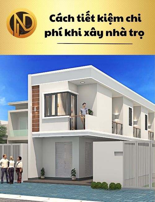 chi phí xây nhà trọ 2 tầng 100m2