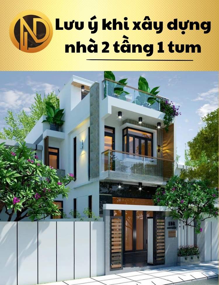 xây nhà 2 tầng 1 tum hết bao nhiêu