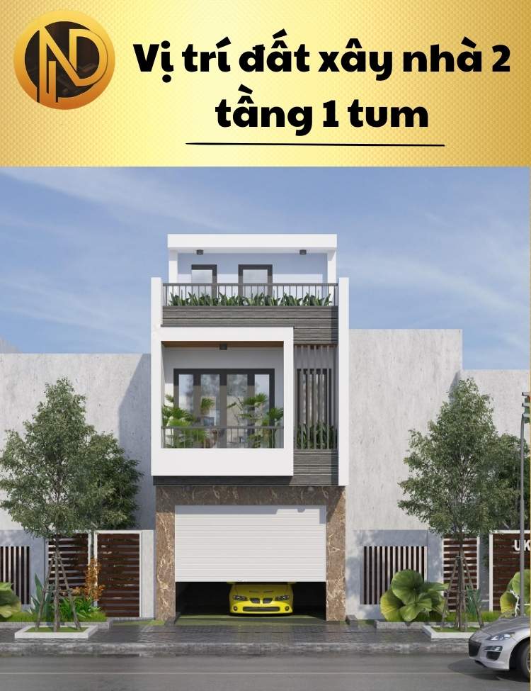 xây nhà 2 tầng 1 tum hết bao nhiêu