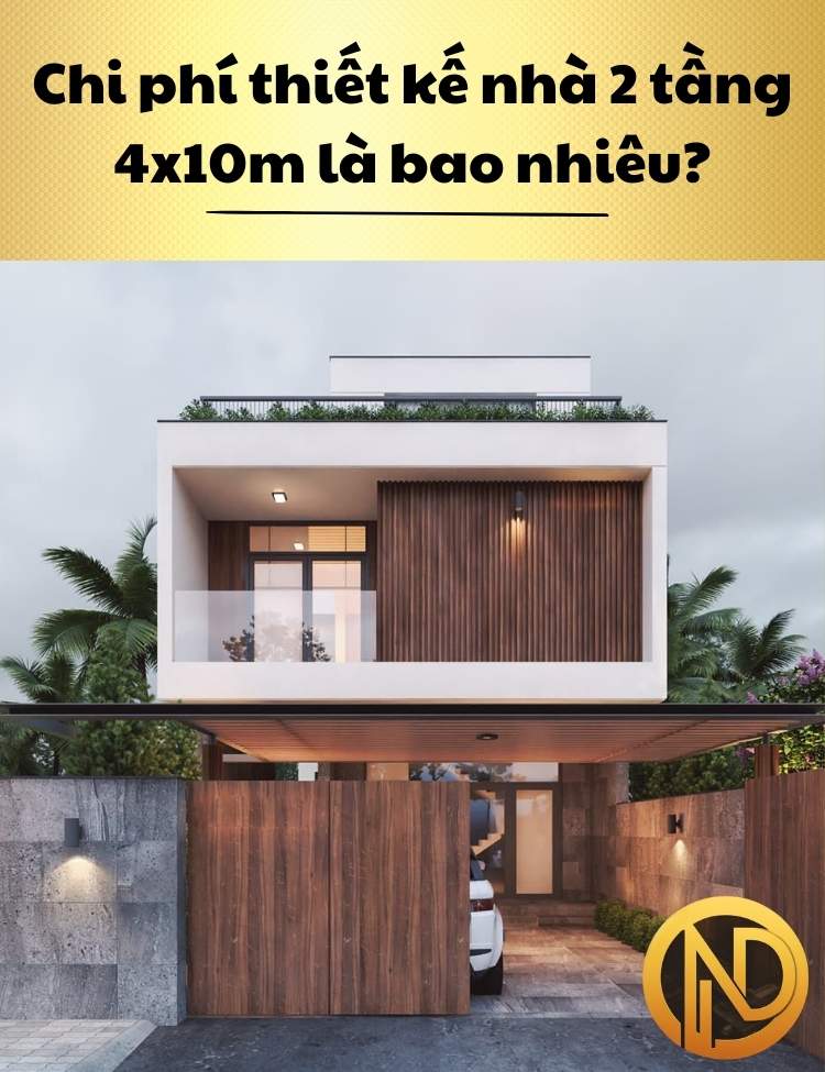 mẫu nhà 4x10m 2 tầng