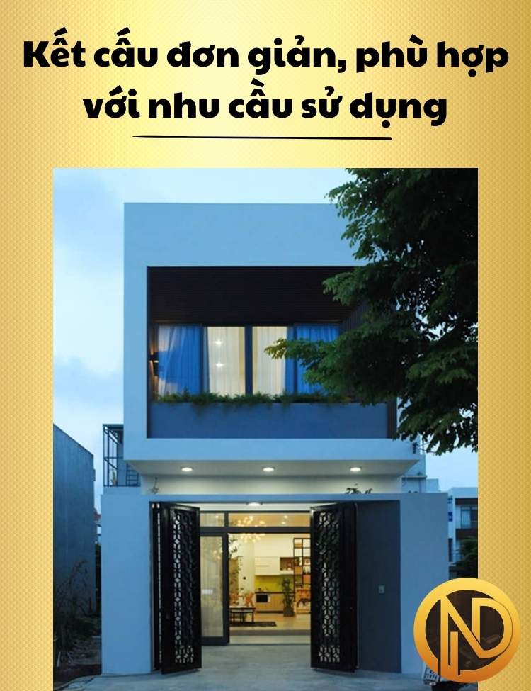 mẫu nhà ống 2 tầng 4x15m