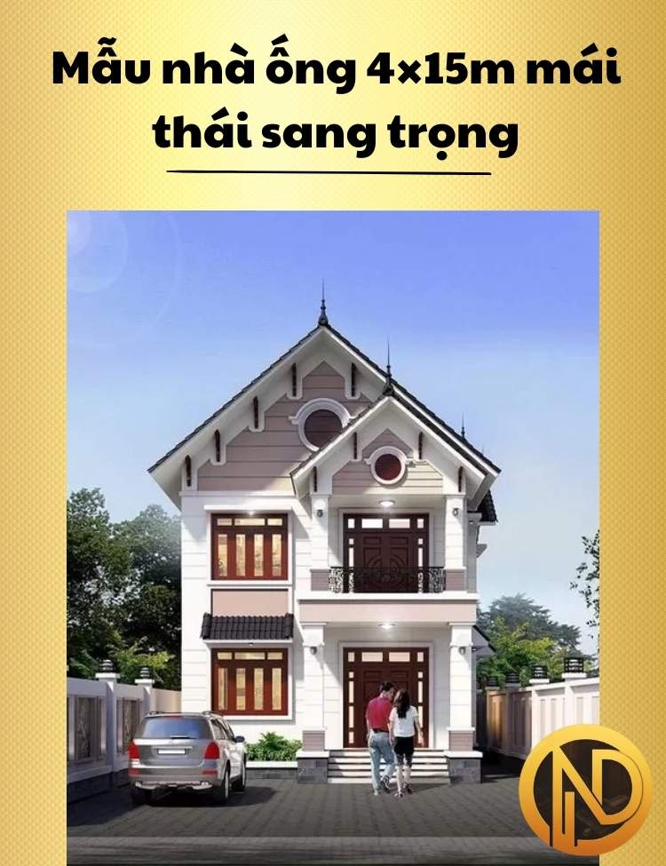 mẫu nhà ống 2 tầng 4x15m