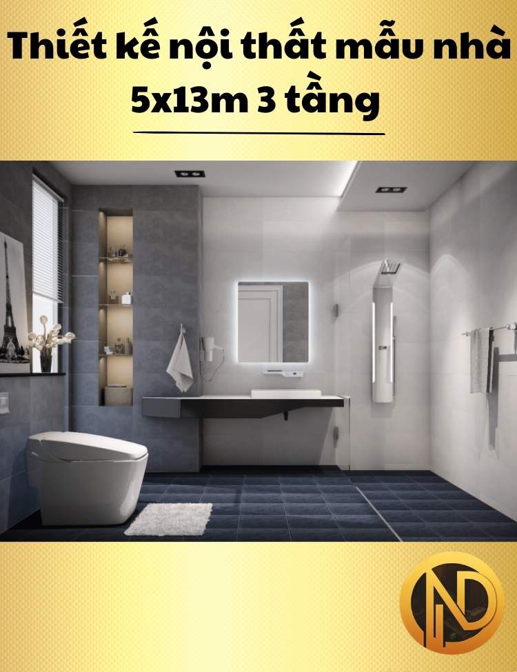 mẫu nhà 5x13m 3 tầng