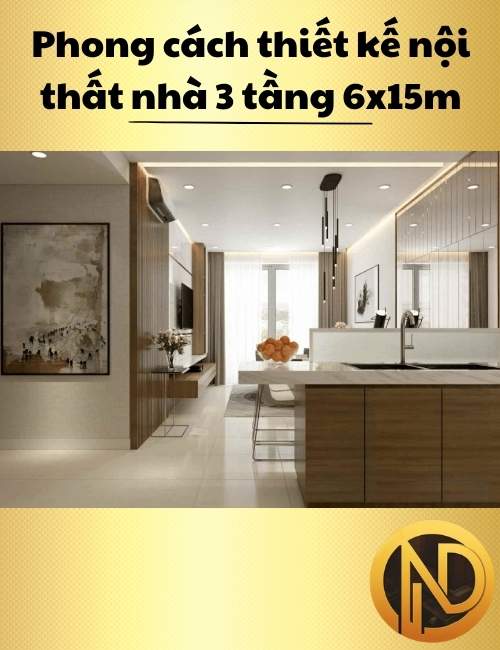 mẫu nhà đẹp 3 tầng 6x15