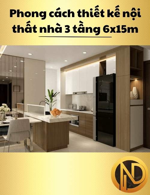 mẫu nhà đẹp 3 tầng 6x15