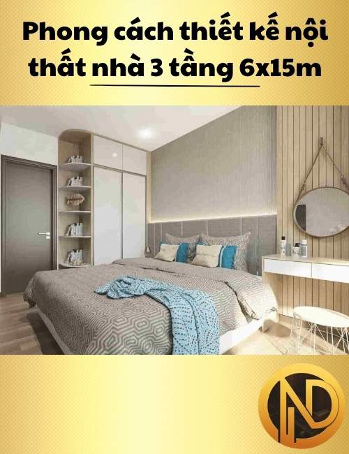 mẫu nhà đẹp 3 tầng 6x15