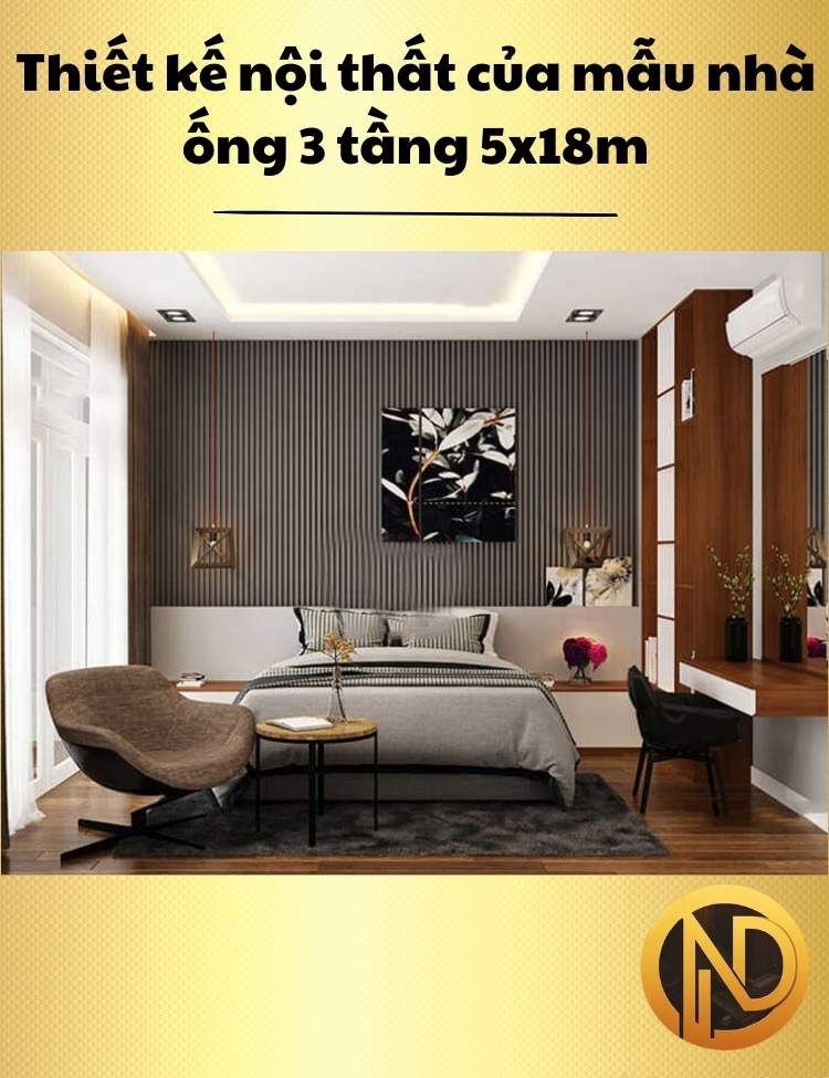 mẫu nhà ống 3 tầng mặt tiền 5x18m