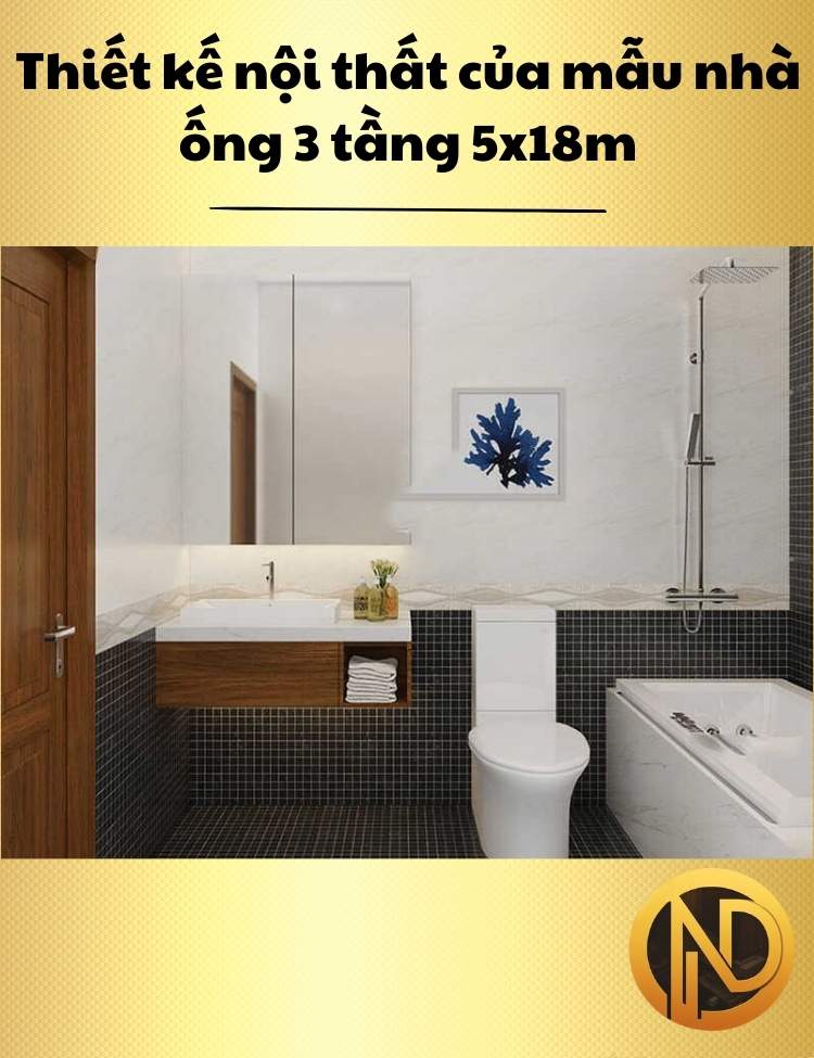 mẫu nhà ống 3 tầng mặt tiền 5x18m