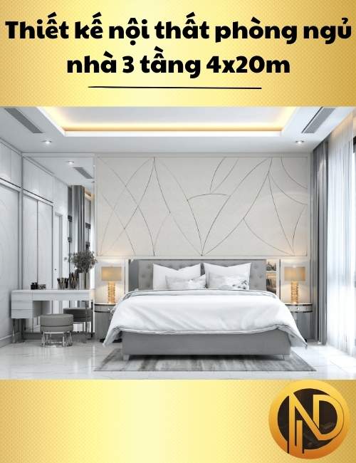 mẫu nhà phố 3 tầng 4x20m