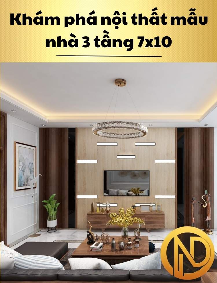 mẫu nhà phố 3 tầng 7x10m