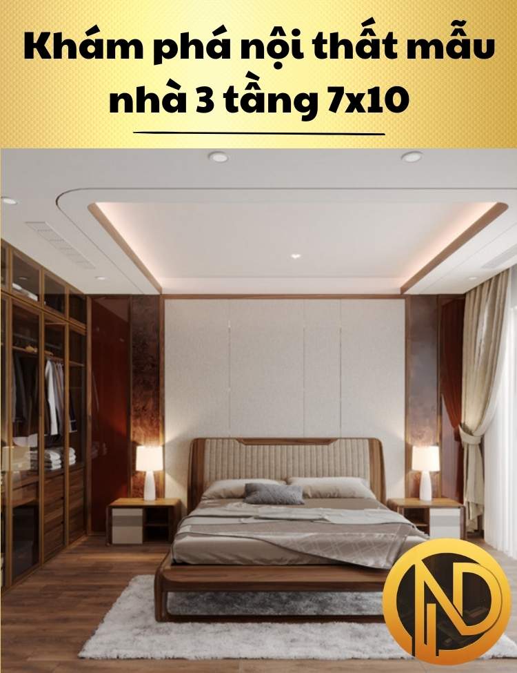 mẫu nhà phố 3 tầng 7x10m