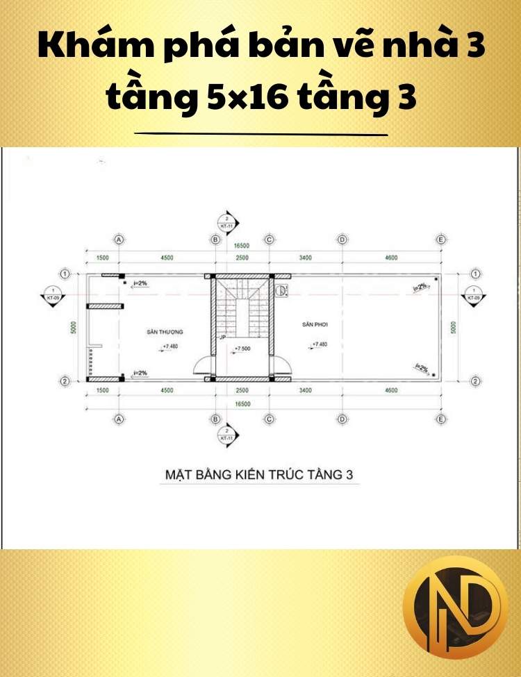 Phòng thờ: Với không gian nhỏ, phòng thờ được đặt ngay gần cầu thang để thuận tiện cho việc lên xuống. Bên cạnh đó, mẫu nhà 3 tầng 5x16m này cũng có thêm một khoảng không gian trống để treo tranh thờ và các vật dụng linh thiêng khác.