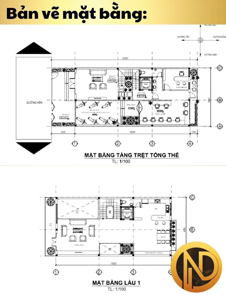 Mẫu nhà tân cổ điển phong cách Pháp mặt tiền 6m