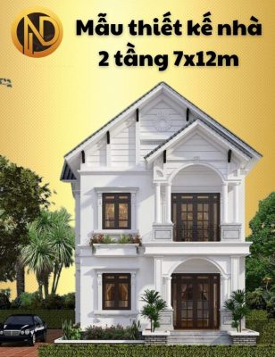 nhà 2 tầng 7x12m