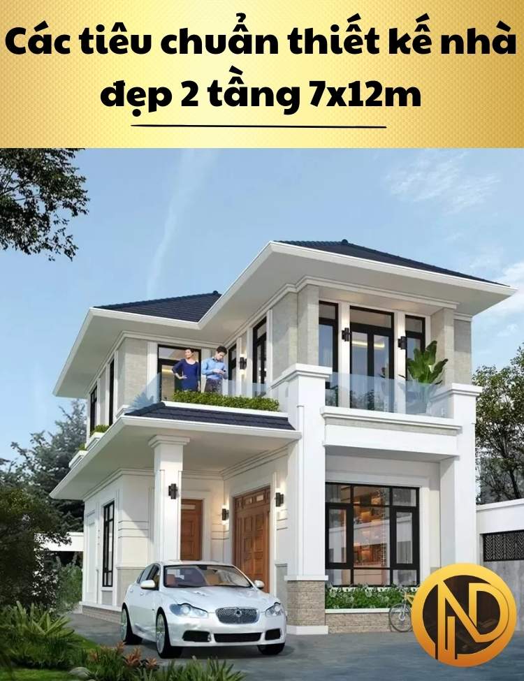 nhà 2 tầng 7x12m