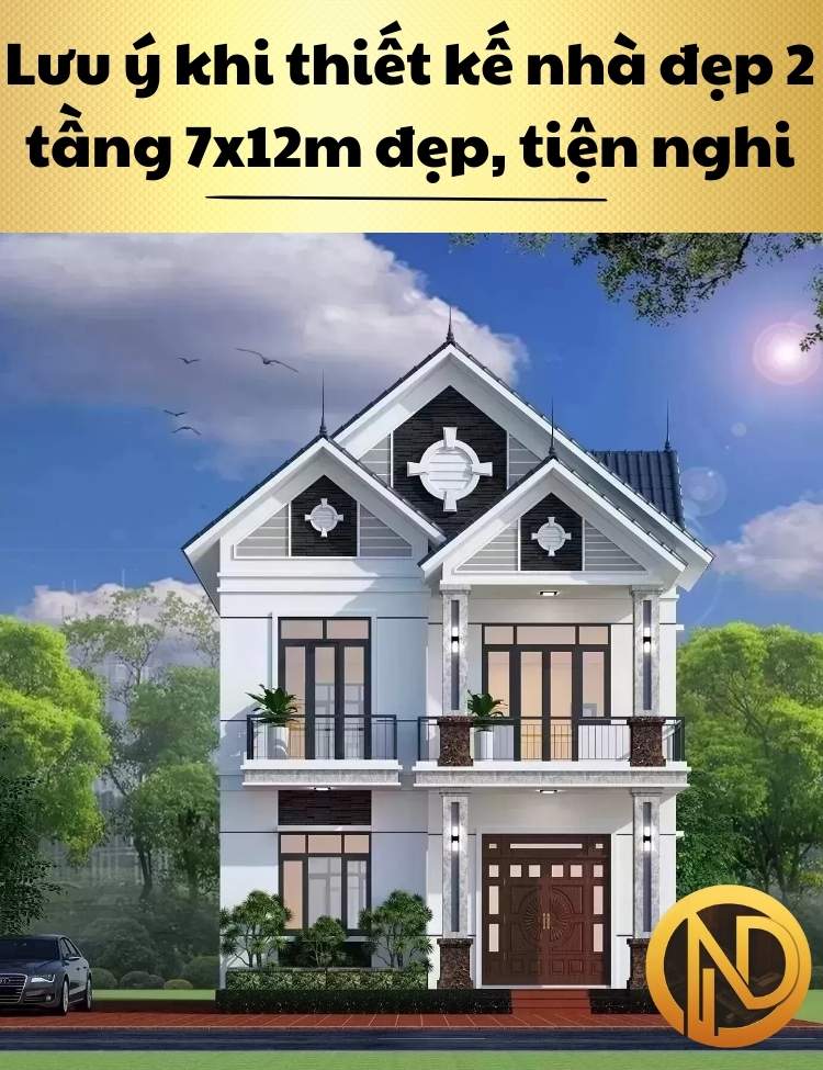 nhà 2 tầng 7x12m