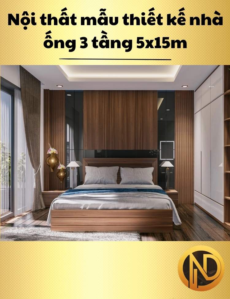 nhà phố 3 tầng 5x15m