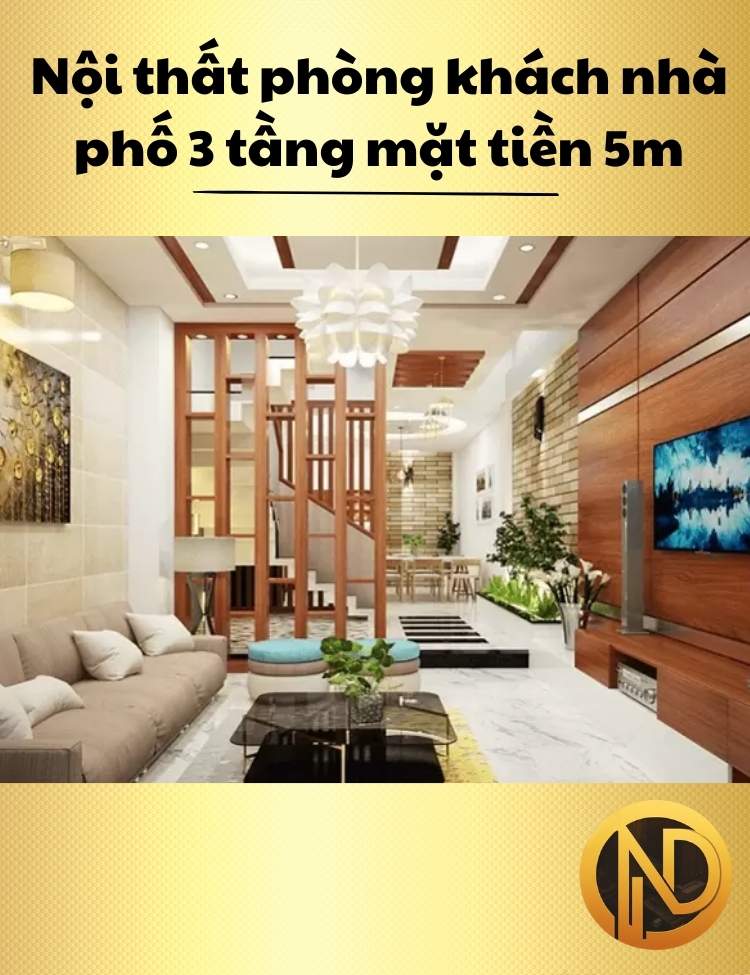 nhà phố 3 tầng mặt tiền 5m 